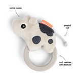 Hochet avec anneau de dentition | Dotti - Sable