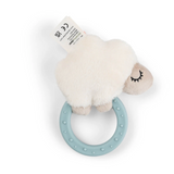 Hochet avec anneau de dentition | Sheepy - bleu