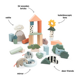 Bloc de construction lot de 34 | Deer friends - multicolore