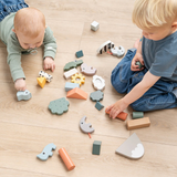 Bloc de construction lot de 34 | Deer friends - multicolore