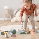 Bloc de construction lot de 34 | Deer friends - multicolore