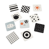 Cartes aux motifs contrastés lot de 10 | Deer friends