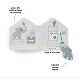 Livre d'éveil la maison d'elphee | Deer friends