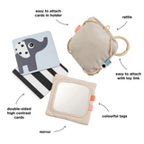 Support avec cartes de motifs contrastés | Deer friends