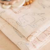 Langes gaze de coton | 115cm | Elephant Tales