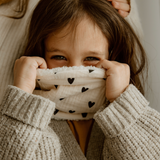 Snood | Gaze coeurs beige