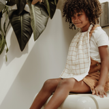 Serviette de cantine | Grands carreaux