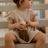 Gourde inox | Léopard marron