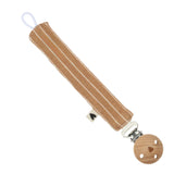 Attache-tétine | Rayures fines