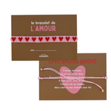 Bracelet en perles | Rose / Rouge