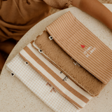 Protège livret de famille | Rayures fines