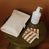 Range couches | Gaze petits carreaux