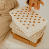 Boîte à goûter | Coeurs crème