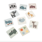 Cartes d'éveil contrastées