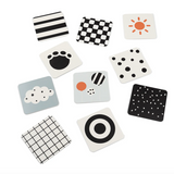 Cartes d'éveil contrastées