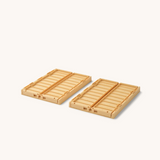 Lot de 2 boîtes de rangement | Jaune