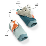 Chaussettes hochet | Bleu