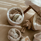 Grand panier de rangement | Pure soft beige