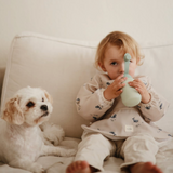 Bavoir à manches | Baleines