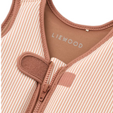 Gilet de flottaison | Rayures rose