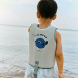 Gilet de flottaison | Rayures vert