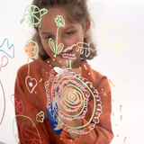 5 crayons de cire lavables