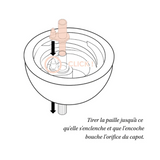 Tasse à paille lestée | Sauge