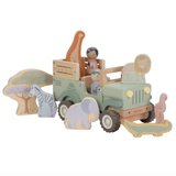Voiture de safari en bois