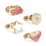Bijoux | Ensemble de 12 bagues ajustables