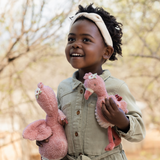 Peluche flamant rose | Safari Friends
