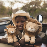 Peluche lion 17cm | Safari Friends