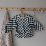 Bavoir à manches | Damier