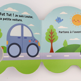 Livre petits véhicules sonores | Voiture