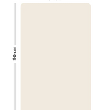Tableau magnétique | Rectangle beige lin