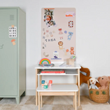 Tableau magnétique | Rectangle beige lin