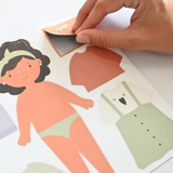 Aimants | Silhouettes à habiller fille