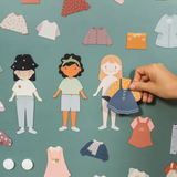 Aimants | Silhouettes à habiller fille