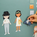 Aimants | Silhouettes à habiller fille