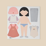 Aimants | Silhouettes à habiller fille