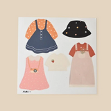 Aimants | Silhouettes à habiller fille