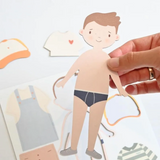 Aimants | Silhouettes à habiller garçon