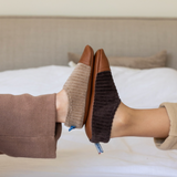 Chaussons d'intérieur | Petits velours Noisette