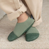 Chaussons d'intérieur | Petits tricots Vert amande