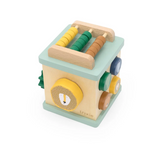 Petit cube d'activités en bois