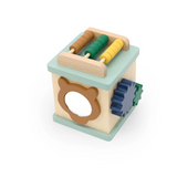 Petit cube d'activités en bois