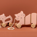 Jouet à tirer ondulant | Chat