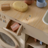 Machine à laver en bois
