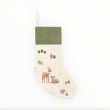 Chaussette de Noël | Velours vert