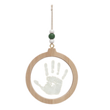 |PRÉ-COMMANDE| Boule de Noël empreinte | Transparente