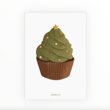 Carte | Cupcake de Noël